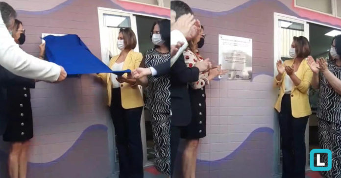 Inauguração de delegacia em Cuiabá tem presença de Michele Bolsonaro e Damares