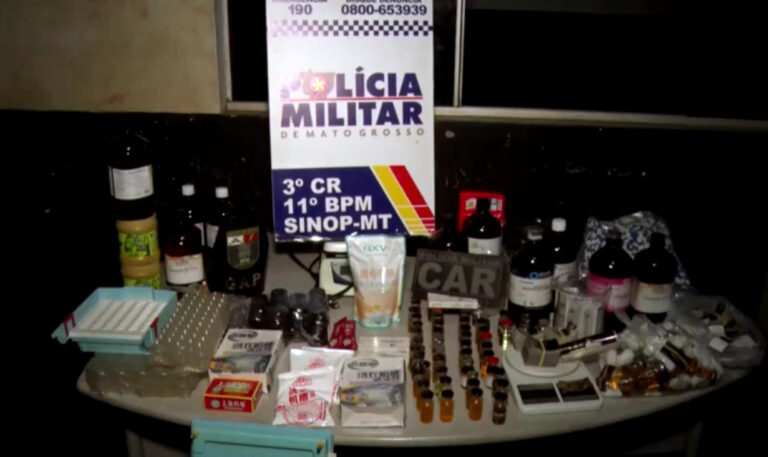 PM realiza apreensão de anabolizantes clandestinos