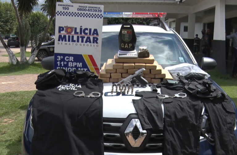 Sinop:  20 quilos de substancia análoga a maconha é apreendido em Sinop