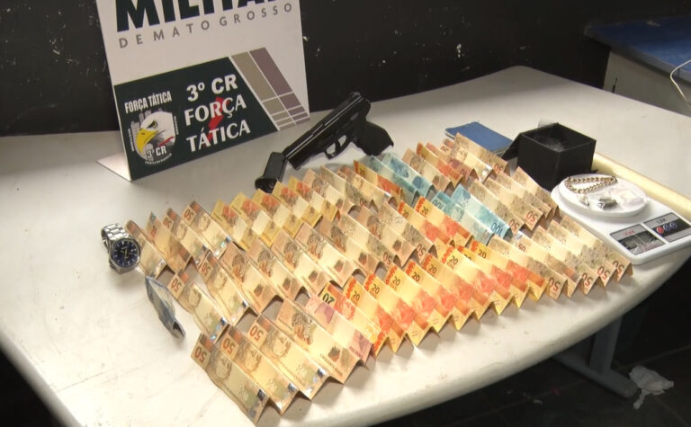 Homem é preso por suspeita de tráfico de drogas