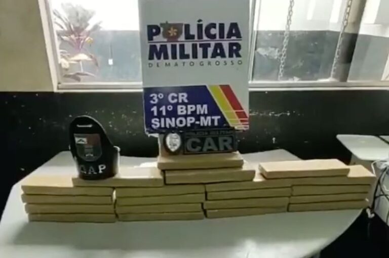 Polícia apreende 20 tabletes de substancia análoga a maconha em Sinop