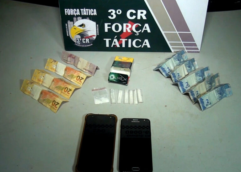 Casal é preso por suspeita de tráfico de drogas