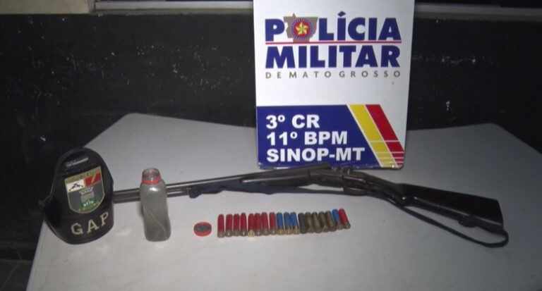 Adolescente é apreendido por porte ilegal de arma de fogo