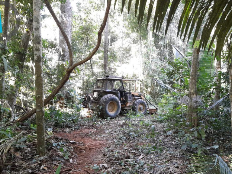 Sema apreende maquinários utilizados para desmatar Unidades de Conservação