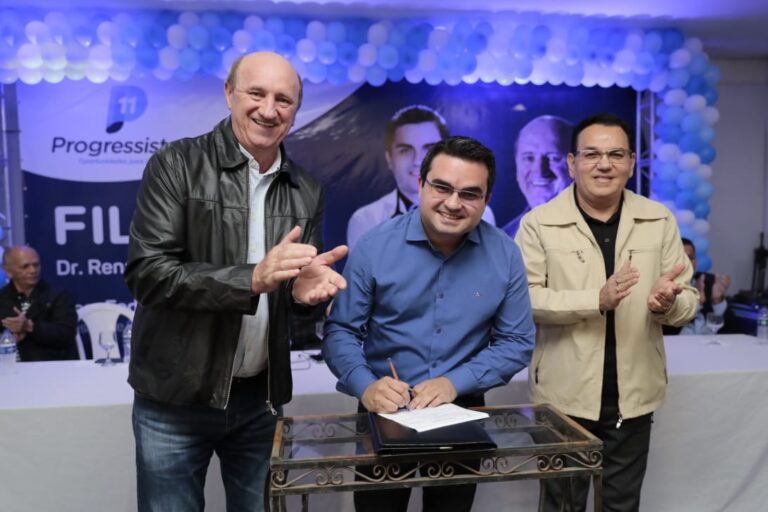 Médico Renan Loureiro assina filiação ao Progressistas durante ato em Diamantino