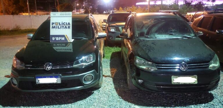 Em 24 horas, PM recupera três veículos e prende suspeitos por roubo na Região Metropolitana