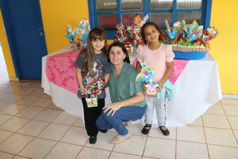 Assistência Social realizou a entrega de ovos de páscoa para as crianças do serviço de convivência