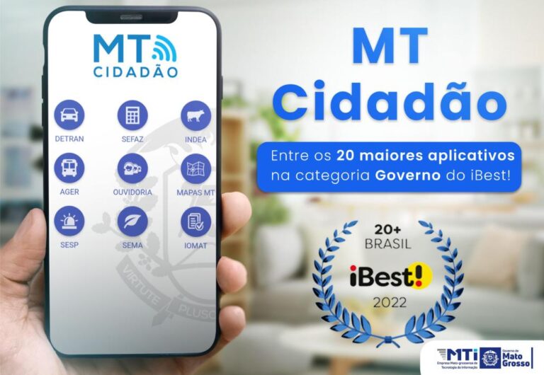 Aplicativo MT Cidadão é eleito uma das vinte melhores iniciativas do país na categoria governo digital