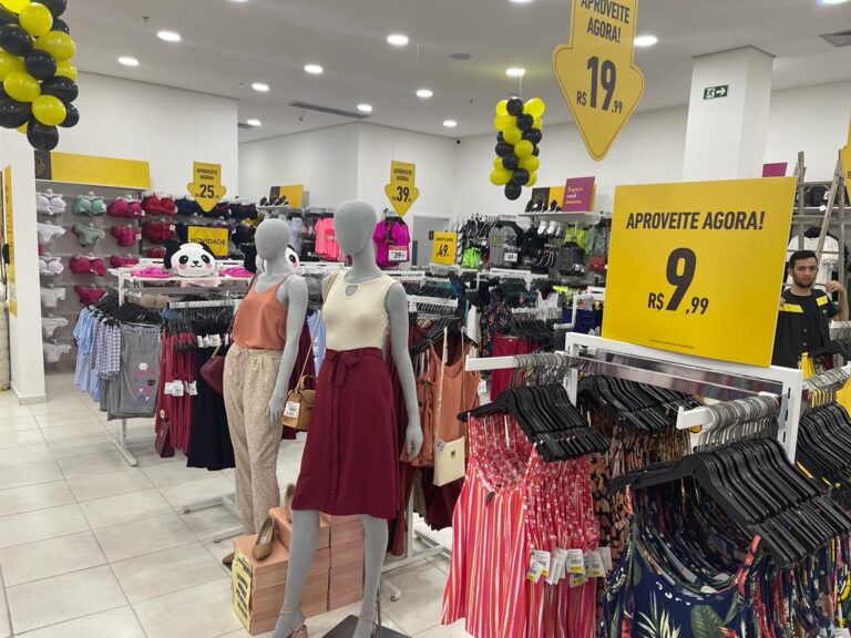 Mais de 40 mil peças estarão disponíveis na inauguração da nova loja Avenida no Shopping Sinop