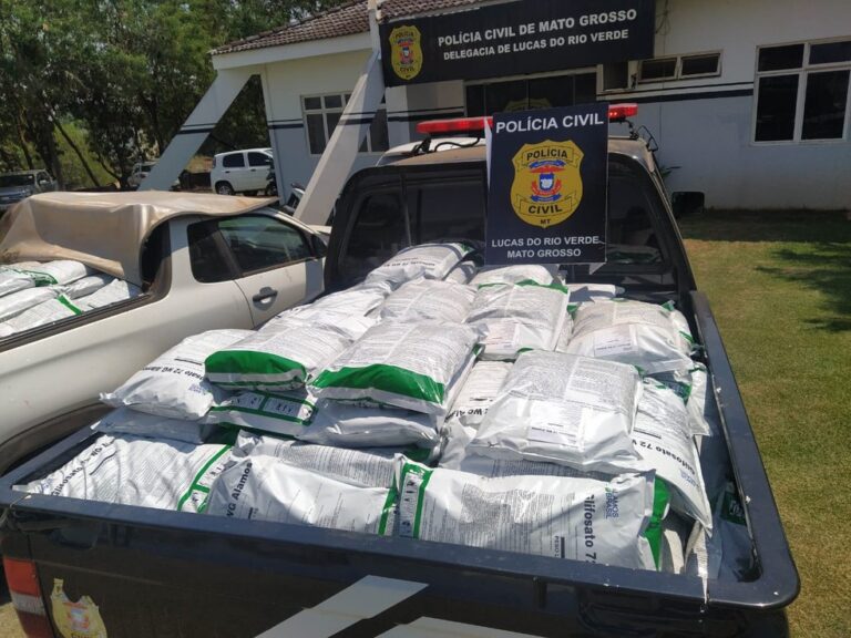 Polícia Civil recupera defensivos agrícolas furtados em MT; produto está avaliado em R$ 200 mil