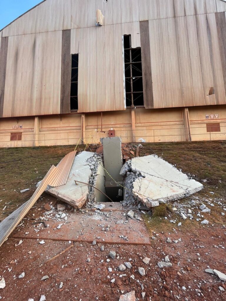 Homem morre em explosão de um túnel em MT