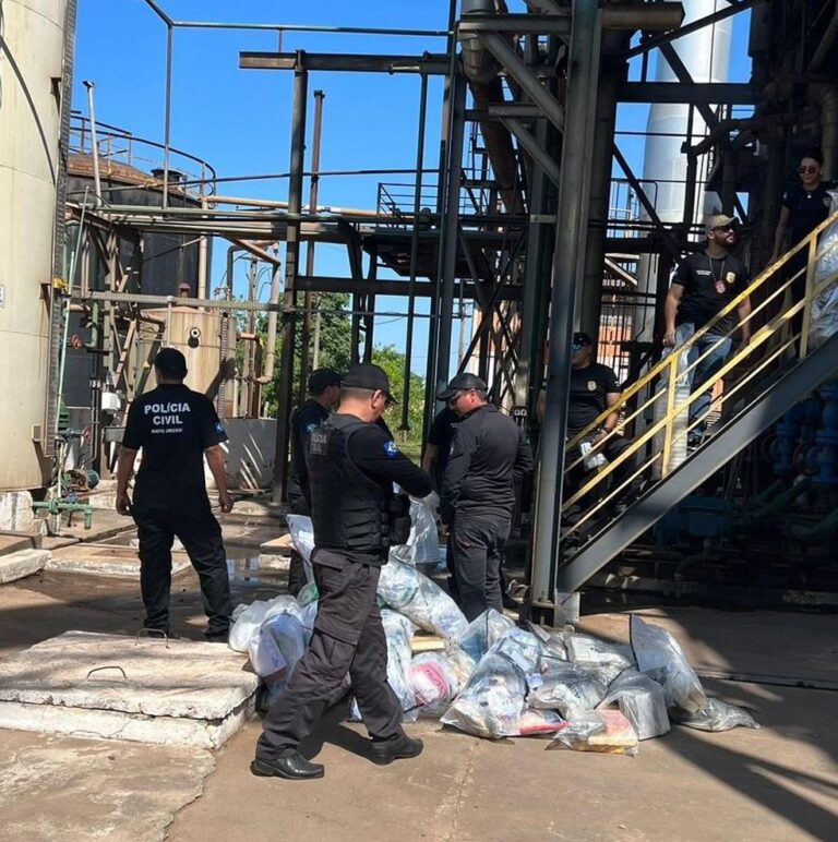 Mais de meia tonelada de drogas apreendidas em 5 cidades de MT é incinerada em Cuiabá