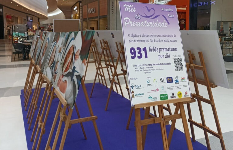 Exposição conscientiza sobre a prevenção de partos prematuros