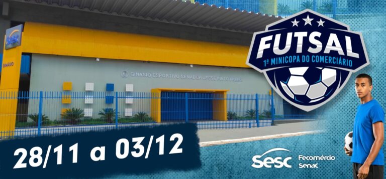 ‘1ª Minicopa do Comerciário de Futsal’ do Sistema Fecomércio-MT tem início na próxima semana