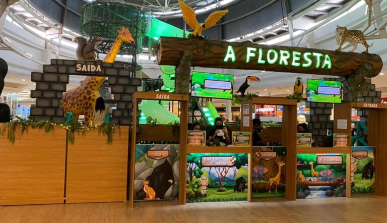 A Floresta: nova atração do shopping promove experiência lúdica e imersiva