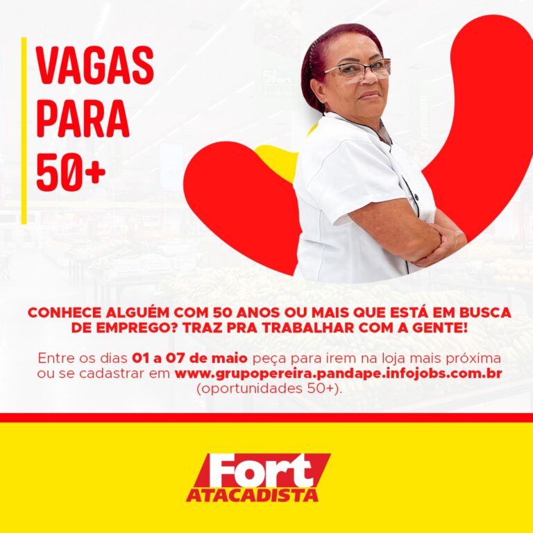 Grupo Pereira realiza campanha de contratação exclusiva de pessoas 50+