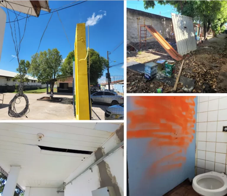 Escola sem refeitório e sem acessibilidade para PCDs, aponta 1º relatório do TCE-MT