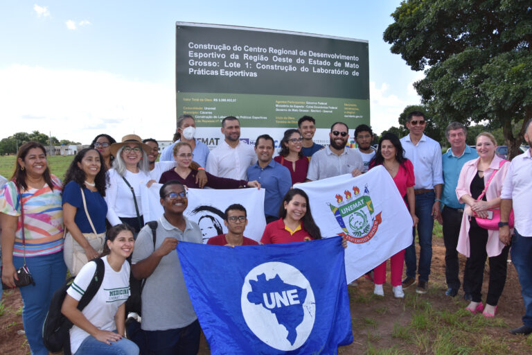 Unemat e Ministério do Esporte lançam obra do Centro Regional de Desenvolvimento Esportivo da Região Oeste de Mato Grosso
