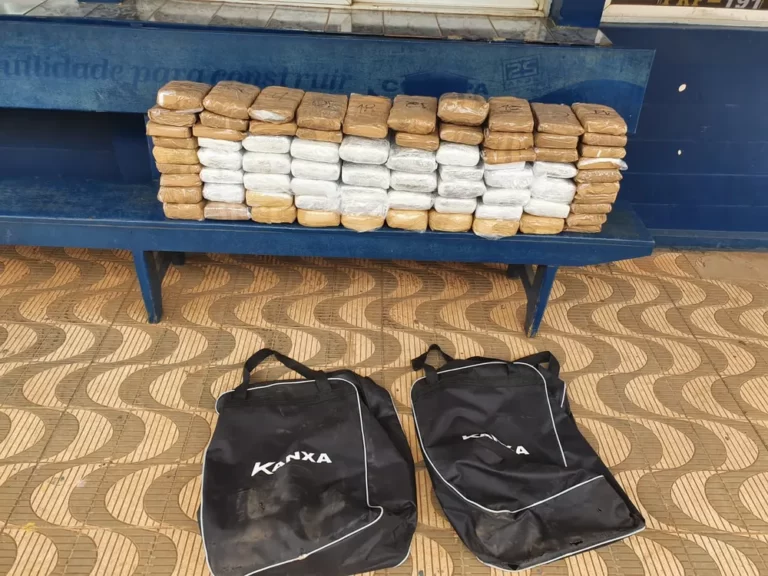 Drogas são apreendidas em ônibus e em caminhão em menos de 24h em MT