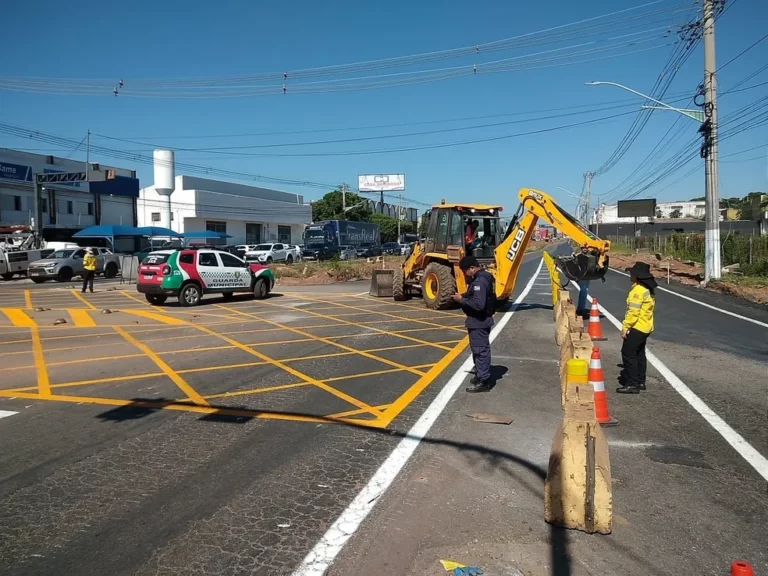 Obras do BRT causam mudanças no trânsito em Várzea Grande (MT)