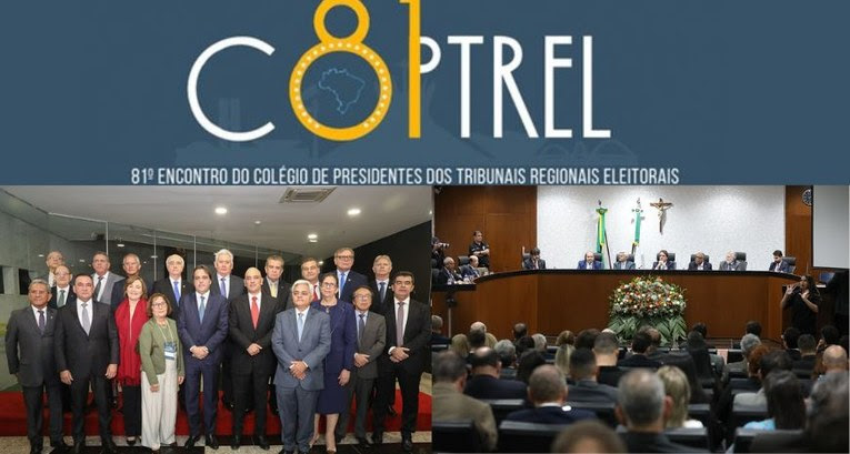 Brasília: Desembargadora Maria Aparecida e representantes do TRE-MT marcam presença no 81º Encontro do COPTREL