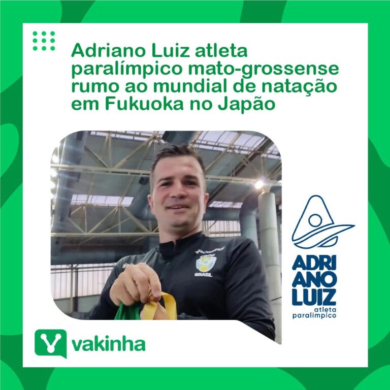 Paratleta mato-grossense Adriano Bonkewich faz vaquinha online para disputar Mundial de Natação 2023 no Japão