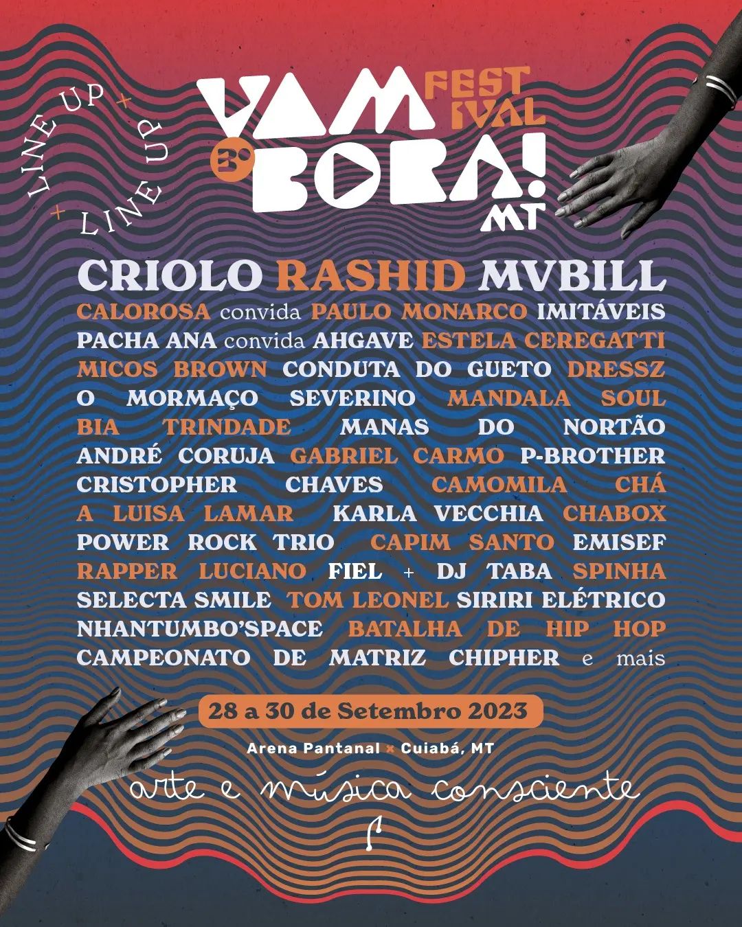 Vambora! Em vídeo, Criolo convoca público para festival em Cuiabá